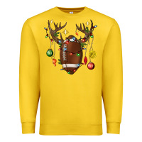 Lemon American Football Horn Christmas Premium Sweatshirt - BundleAndBundleShop