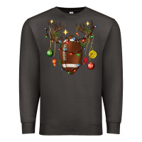 Smoke American Football Horn Christmas Premium Sweatshirt - BundleAndBundleShop