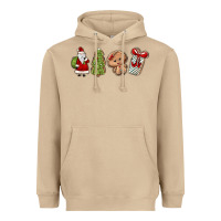 Mushroom christmas milk and cookies Heavyweight Hoodie - MaliasSmallBusiness