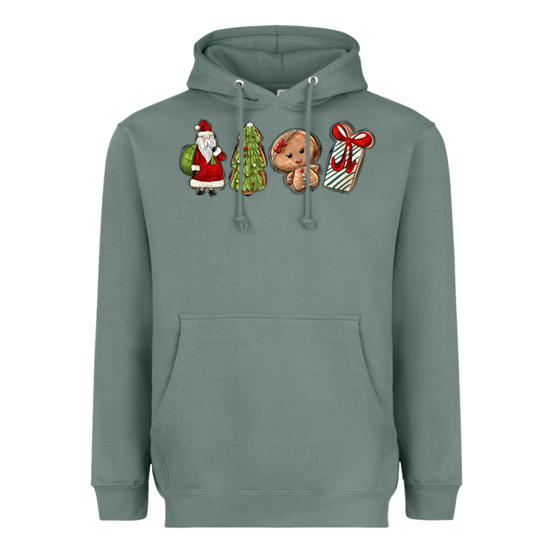 Christmas Milk And Cookies Heavyweight Hoodie by MaliasSmallBusiness | Teevron