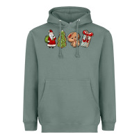 Sage christmas milk and cookies Heavyweight Hoodie - MaliasSmallBusiness