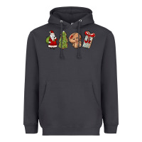 Smoke christmas milk and cookies Heavyweight Hoodie - MaliasSmallBusiness
