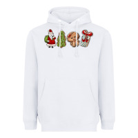 White christmas milk and cookies Heavyweight Hoodie - MaliasSmallBusiness