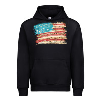Foreset Green American flag with leopard Urban Hoodie - HowdyJamesFarm