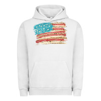 Pigment Lunar Rock American flag with leopard Urban Hoodie - HowdyJamesFarm