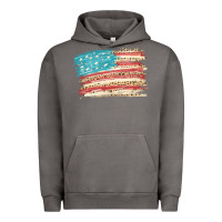 Pigment Tornado American flag with leopard Urban Hoodie - HowdyJamesFarm