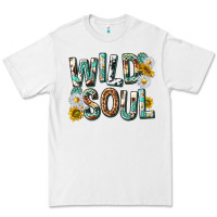 White western wild soul with sunflowers Premium Tee - texasbilliewilder