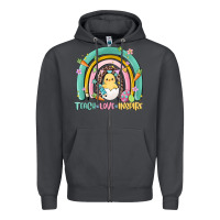 Smoke teach love inspire rainbow Zipper Hoodie - MaliasSmallBusiness