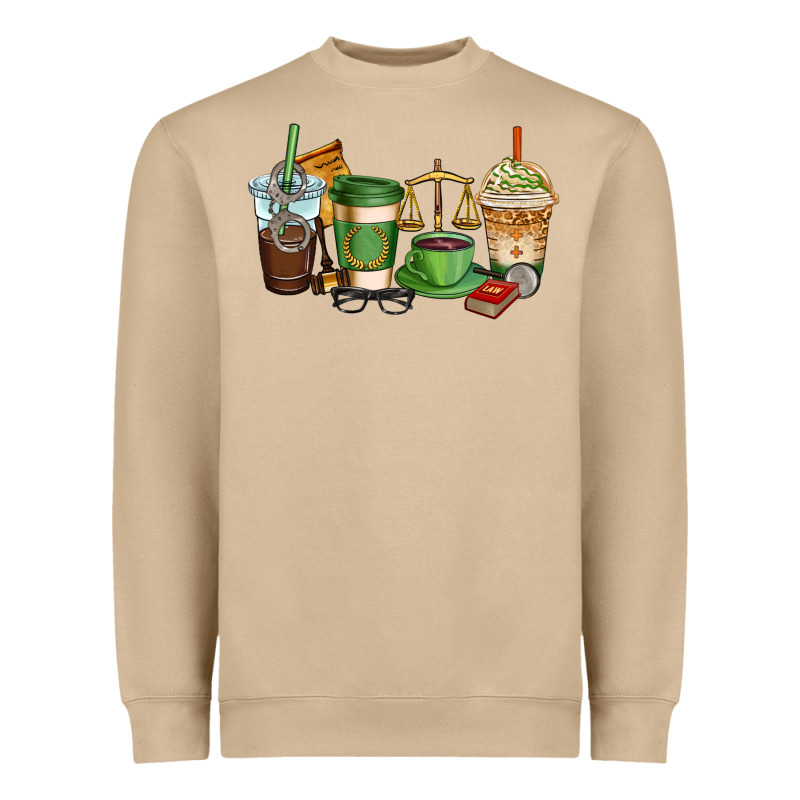 Lawyer Coffee Cups Heavyweight Sweatshirt by AdoDesignShop | Teevron