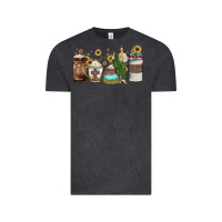 Vintage Black san judas coffee Vintage Tee - JahusDesignShop