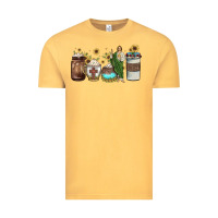 Vintage Mustard san judas coffee Vintage Tee - JahusDesignShop