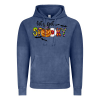 Vintage Denim Let's Get Spooky Vintage Hoodie - CowhideDigitalArt