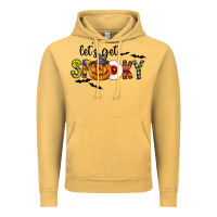 Vintage Mustard Let's Get Spooky Vintage Hoodie - CowhideDigitalArt