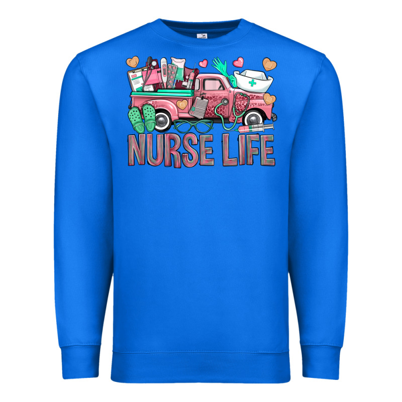 Nurse Life Truck Premium Sweatshirt by BundleAndBundleShop | Teevron