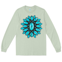 Matcha turqoise gemstone Long Sleeve Tee - AdoDesignShop
