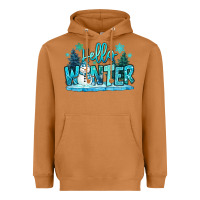 Meerkat hello winter snowman Heavyweight Hoodie - MaliasSmallBusiness