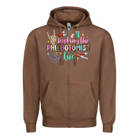 Chestnut rocking the phlebotomist life Zipper Hoodie - MaliasSmallBusiness