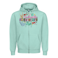 Seafoam rocking the phlebotomist life Zipper Hoodie - MaliasSmallBusiness