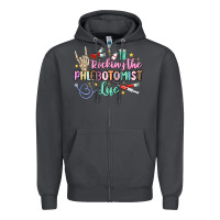 Smoke rocking the phlebotomist life Zipper Hoodie - MaliasSmallBusiness