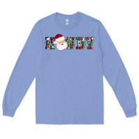 Colony Blue howdy santa Long Sleeve Tee - AdoDesignShop