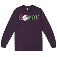 Plum howdy santa Long Sleeve Tee - AdoDesignShop