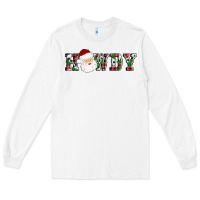 White howdy santa Long Sleeve Tee - AdoDesignShop