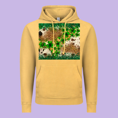 St. Patrick's Day Shamrock Tumbler St. Patricks Vintage Hoodie Designed By Neo Western