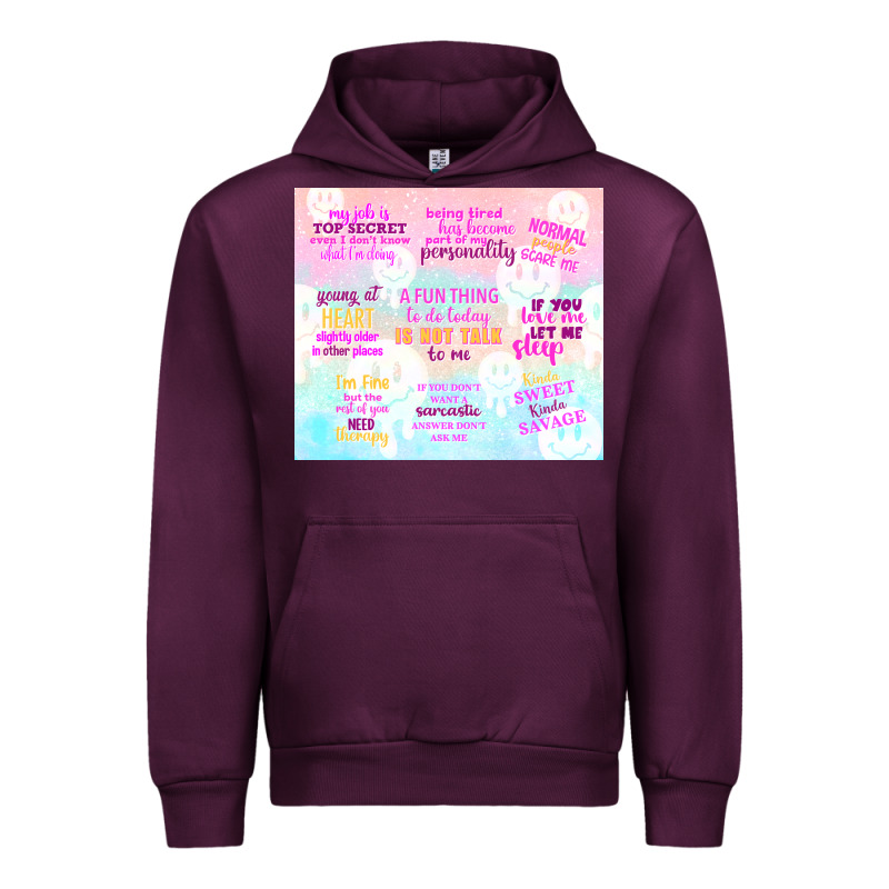 A Fun Thing To Do Today Is Not Talk To Me Urban Hoodie by TumblerDesignByShophia | Teevron