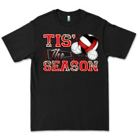Black tis' the season volleyball Premium Tee - Zillion Design Studio