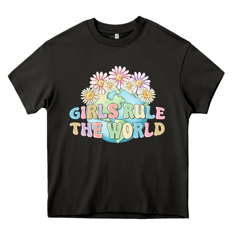 Girls Run The World Heavy Core Tee by MaliasSmallBusiness | Teevron