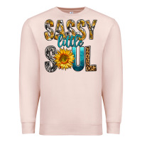 Pale Pink Sassy Little Soul Premium Sweatshirt - BundleAndBundleShop