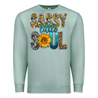 Seafoam Sassy Little Soul Premium Sweatshirt - BundleAndBundleShop