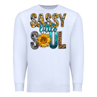 White Sassy Little Soul Premium Sweatshirt - BundleAndBundleShop