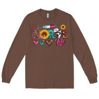 Chestnut western nurse life Long Sleeve Tee - Artiststas