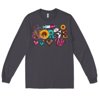 Smoke western nurse life Long Sleeve Tee - Artiststas