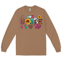 Toasted Coconut western nurse life Long Sleeve Tee - Artiststas