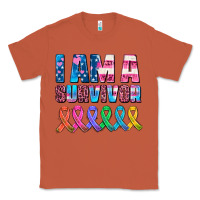 Copper i am a survivor with all cancer ribbons Classic Tee - AdoDesignShop