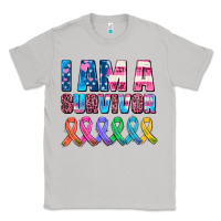 Moon Dust i am a survivor with all cancer ribbons Classic Tee - AdoDesignShop