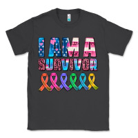 Smoke i am a survivor with all cancer ribbons Classic Tee - AdoDesignShop