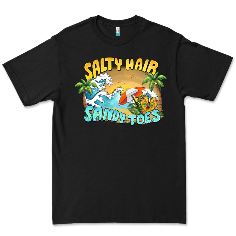 Salty Hair Sandy Toes Summer Premium Tee by BarkalooDesign | Teevron