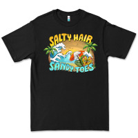 Black salty hair sandy toes summer Premium Tee - BarkalooDesign
