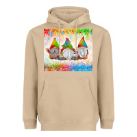 Mushroom christmas lights gnome Heavyweight Hoodie - MaliasSmallBusiness