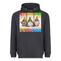 Smoke christmas lights gnome Heavyweight Hoodie - MaliasSmallBusiness