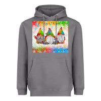 Storm christmas lights gnome Heavyweight Hoodie - MaliasSmallBusiness