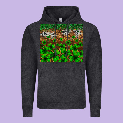 St. Patrick's Day Leopard Cowhide Tumbler Vintage Hoodie Designed By Neo Western