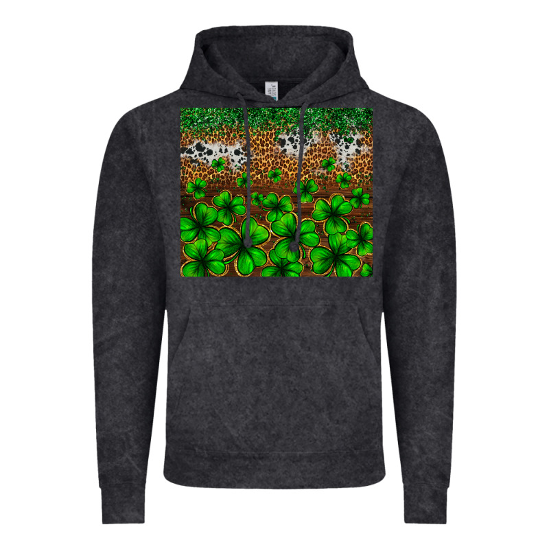 St. Patrick's Day Leopard Cowhide Tumbler Vintage Hoodie by Neo Western | Teevron