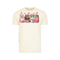Vintage Arctic pink Christmas coffee Vintage Tee - JahusDesignShop