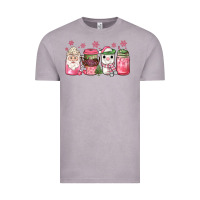 Vintage Zinc pink Christmas coffee Vintage Tee - JahusDesignShop