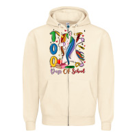 100 Days Of School Zipper Hoodie | Teevron