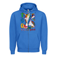 True Royal 100 days of school Zipper Hoodie - MaliasSmallBusiness
